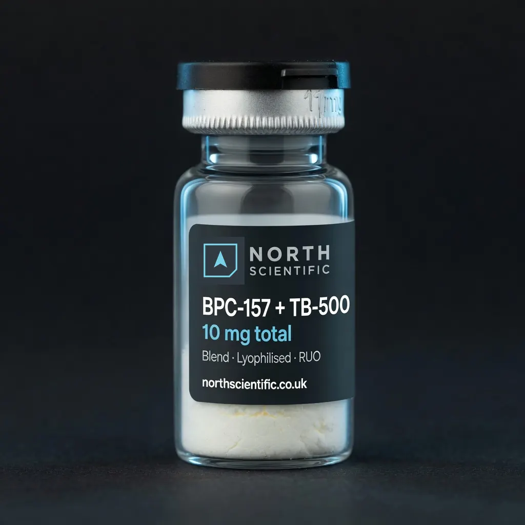 BPC-157 plus TB-500 blend research vial