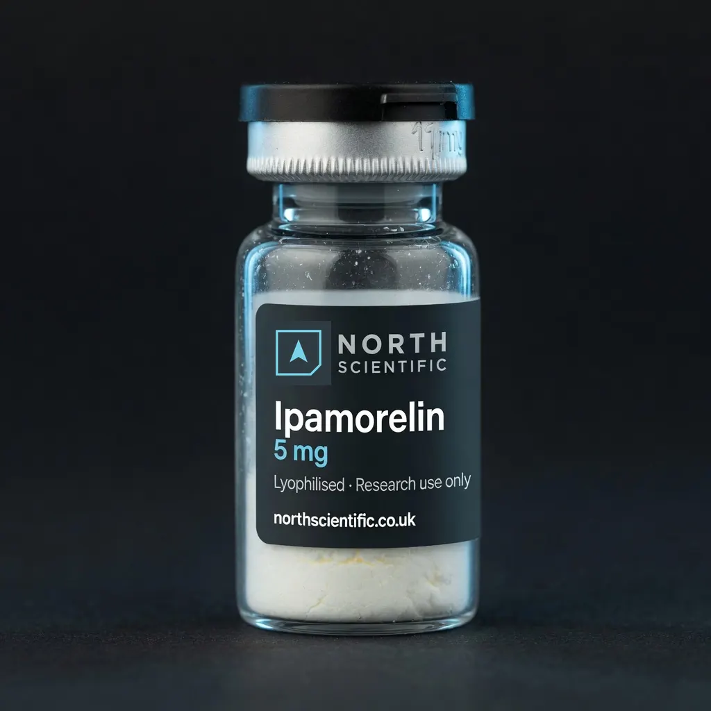 Ipamorelin 5 mg research vial
